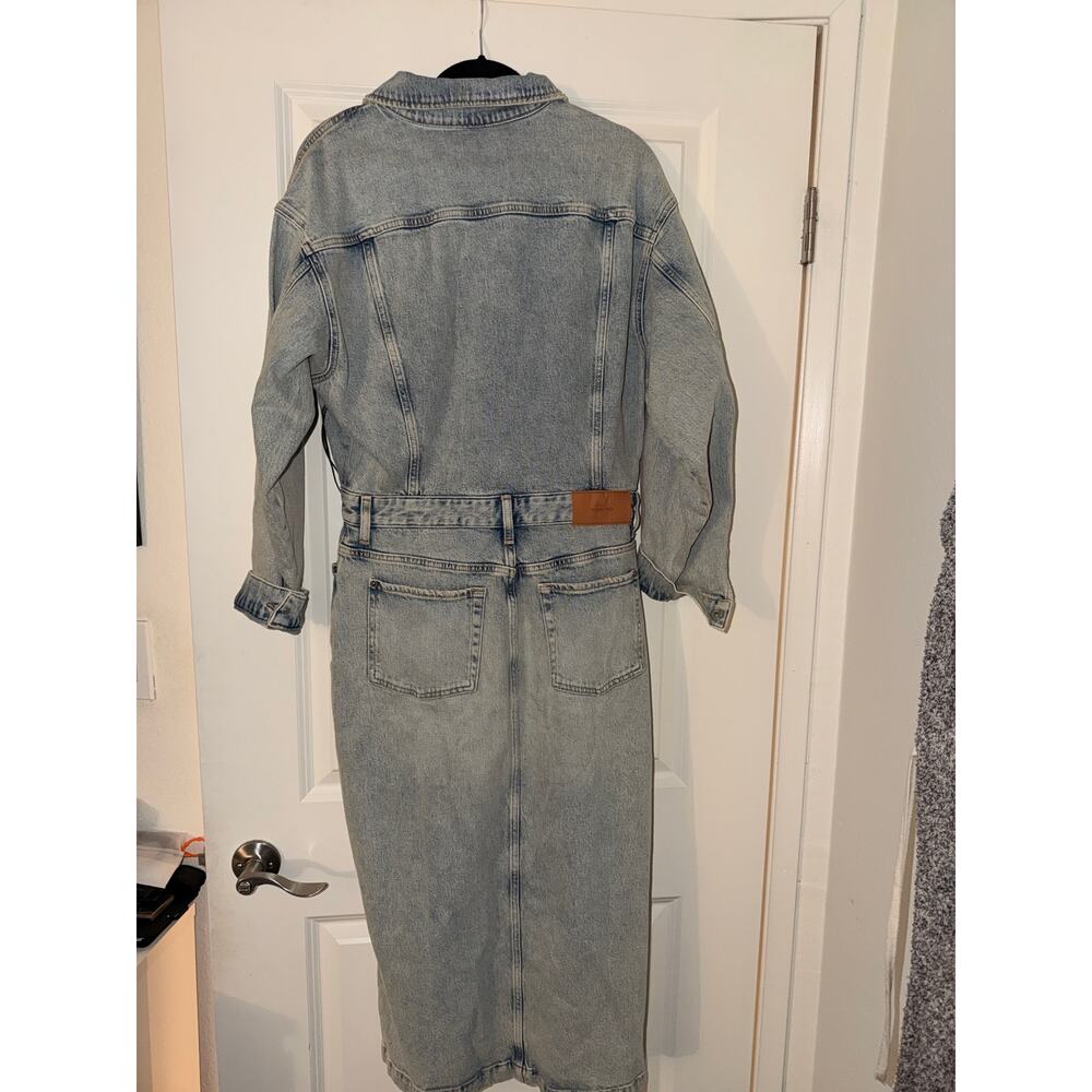 7 For All Mankind Relaxed Denim Dress - Picture 7 of 12